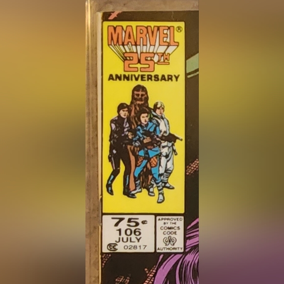 Star Wars #106 CGC 9.4 NM Graded Newstand Marvel 25th Anniversary Edition Comic! - Picture 3 of 4